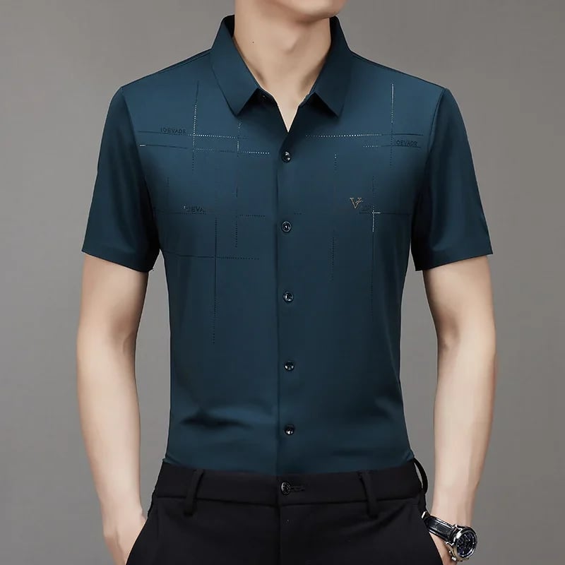 MEN'S ICE SILK BUSINESS SHIRT