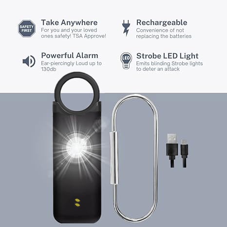 Personal Safety Alarm Keychain