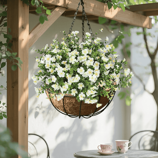 🎉Mother's Day Sale 49% OFF🌼UV Resistant Lifelike Artificial Daisies (Hanging Flowers Basket)