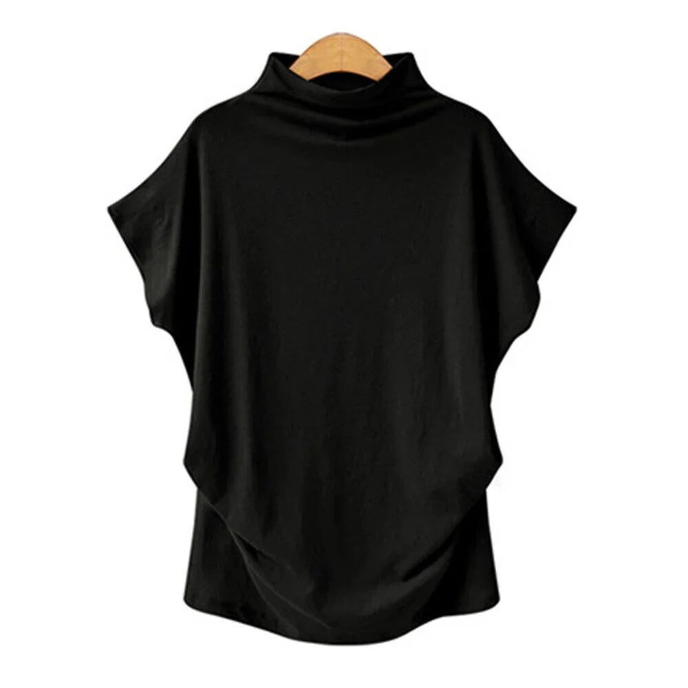 Women's Casual Loose Turtleneck Top