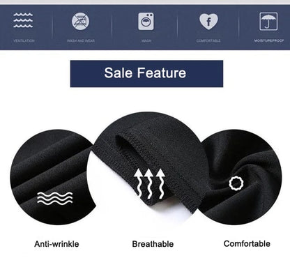 2025 Men's Straight High Waist Suit Pant