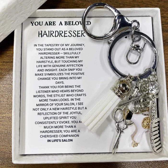 🎁LAST DAY 49% OFF💕Hairstylist Gift Keychain