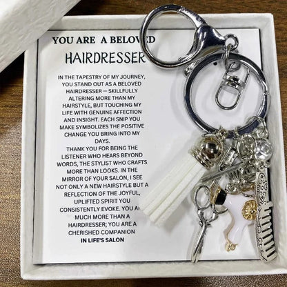 🎁LAST DAY 49% OFF💕Hairstylist Gift Keychain