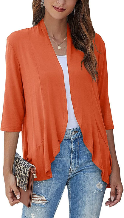 🔥Spring Discount Crazy Sale-49% OFF🌺-Women's Casual Lightweight Open Front Cardigans