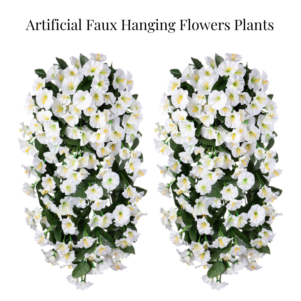 🔥On Sale🔥Artificial Faux Hanging Flowers Plants - UV resistant, Waterproof,Windproof