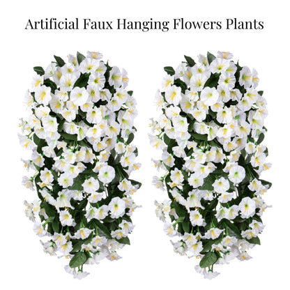 🔥On Sale🔥Artificial Faux Hanging Flowers Plants - UV resistant, Waterproof,Windproof