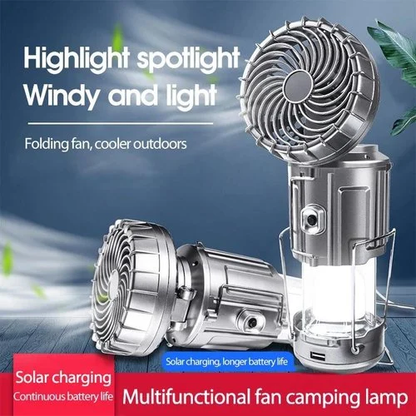 🔥 Summer Hot Sale 🔥Portable LED Camping Lantern With Fan❤️Buy 2 Get Extra 15% OFF