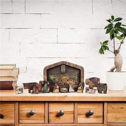 Nativity Puzzle Wooden Jesus Puzzles Set Jigsaw Game