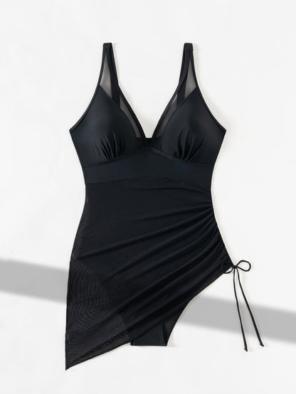 💥Last Day Special Sale 49% OFF💃Slimming Mesh Sheer Sarong Wraps Swimsuit