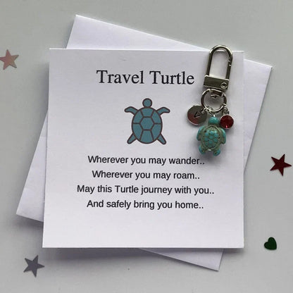 Handmade Turtle Keychain