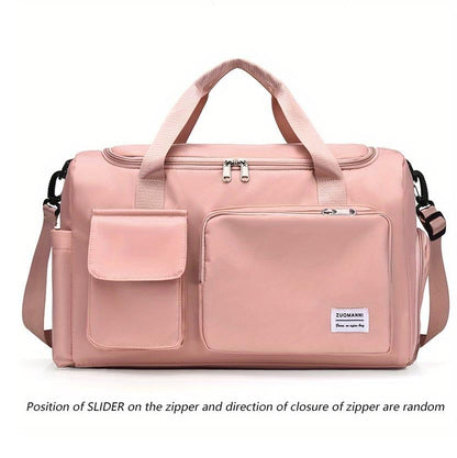 Premium Weekender – Spacious Travel & Gym Duffle with Shoe Storage