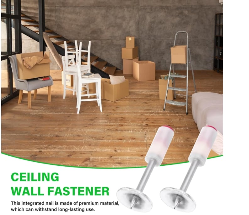 Small screw for nails (without nail gun)