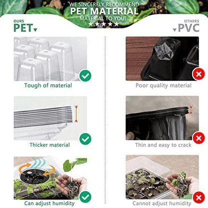 ✨LAST DAY 49% OFF🔥Adjustable Humidity Seed Starter Trays