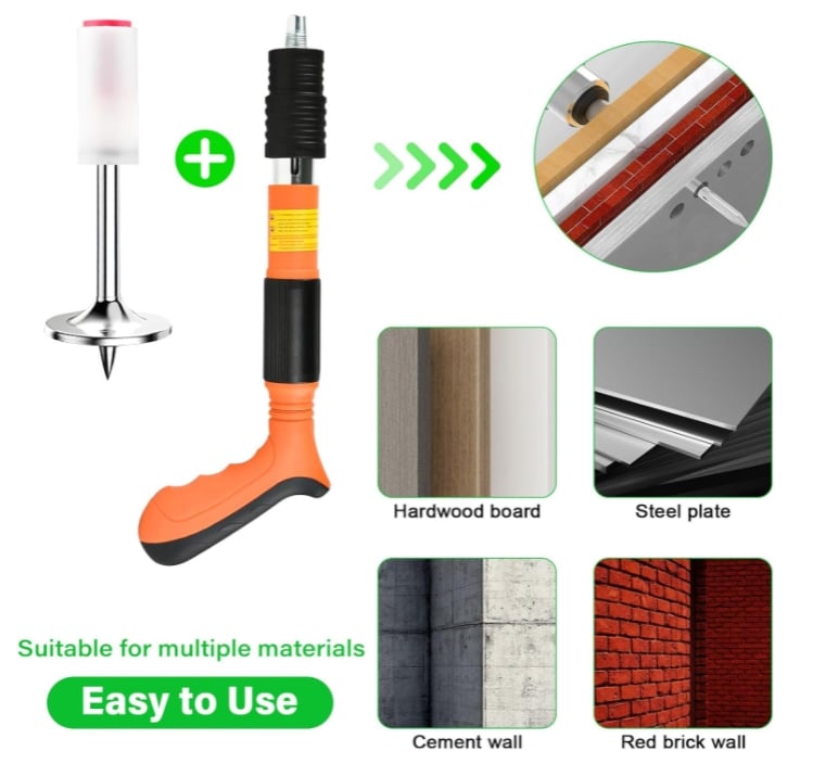 Small screw for nails (without nail gun)