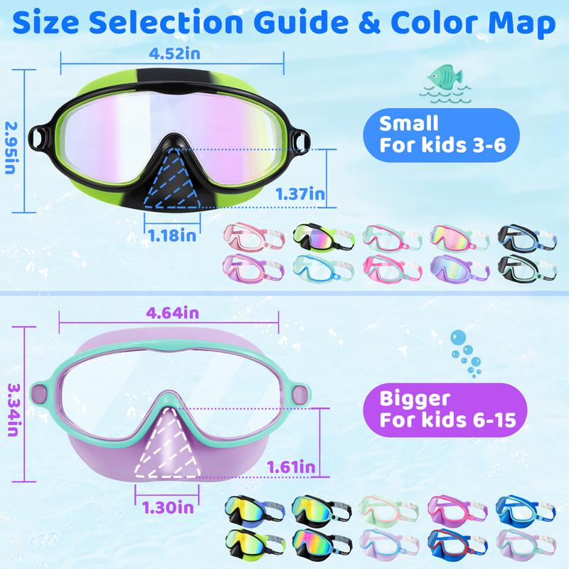 ✨LAST DAY ONLY 49% OFF🔥Kids-Swim-Goggles with Nose Cover