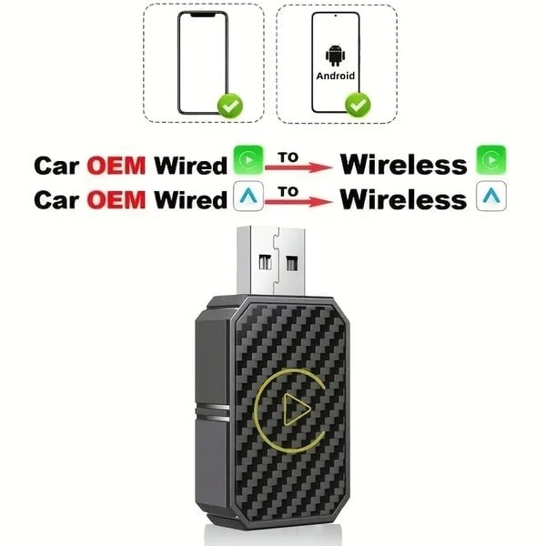 ⌛LAST DAY 49% OFF - Mini Wireless CarPlay Adapter