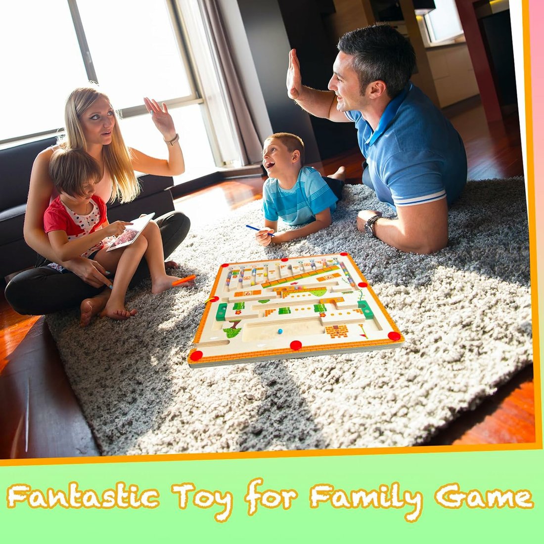 Magnetic Maze Challenge -the fastest speed reaches the end