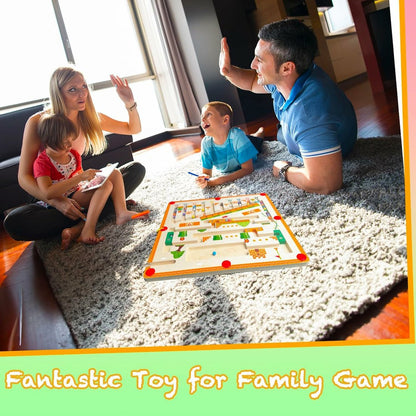 Magnetic Maze Challenge -the fastest speed reaches the end