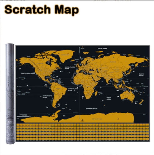 Scratch Map of the World