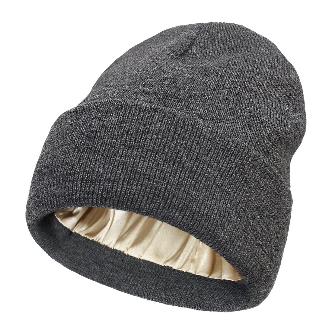 🎊Cyber Monday Deal!🎉Satin Lined Knit Beanie Hat