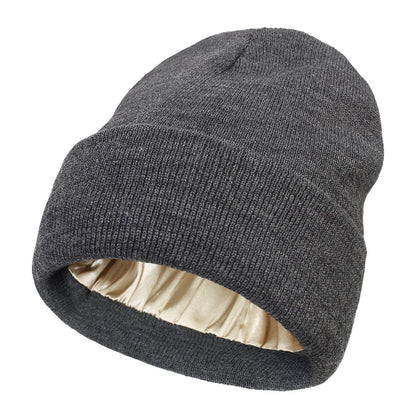 🎊Cyber Monday Deal!🎉Satin Lined Knit Beanie Hat
