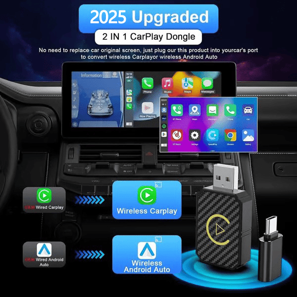 ⌛LAST DAY 49% OFF - Mini Wireless CarPlay Adapter