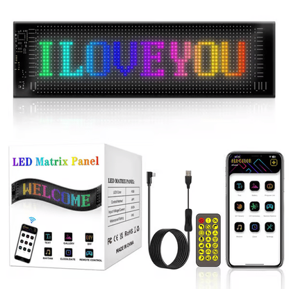 💥DIY Smart Dynamic Soft LED Screen for Car