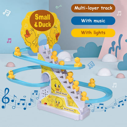 🦆Electric Duck Slide Track With Lights And Music🦆