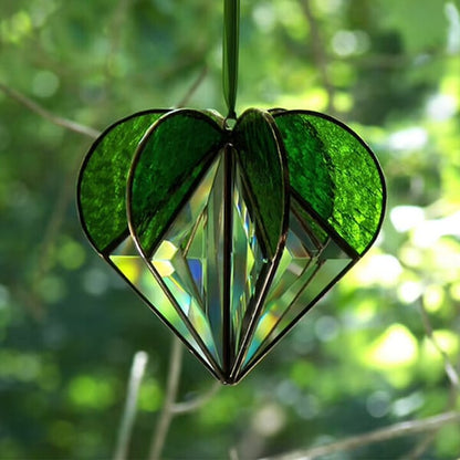 🔥Last Day Promotion 49% OFF🔥-Stained Heart-shaped Suncatcher-The Best Gift🌈