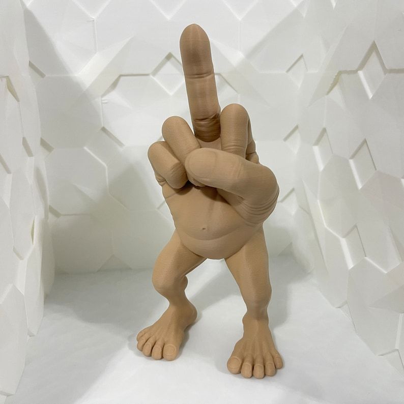 🔥LAST DAY 49% OFF - 🤣Middle Finger Figure With Legs