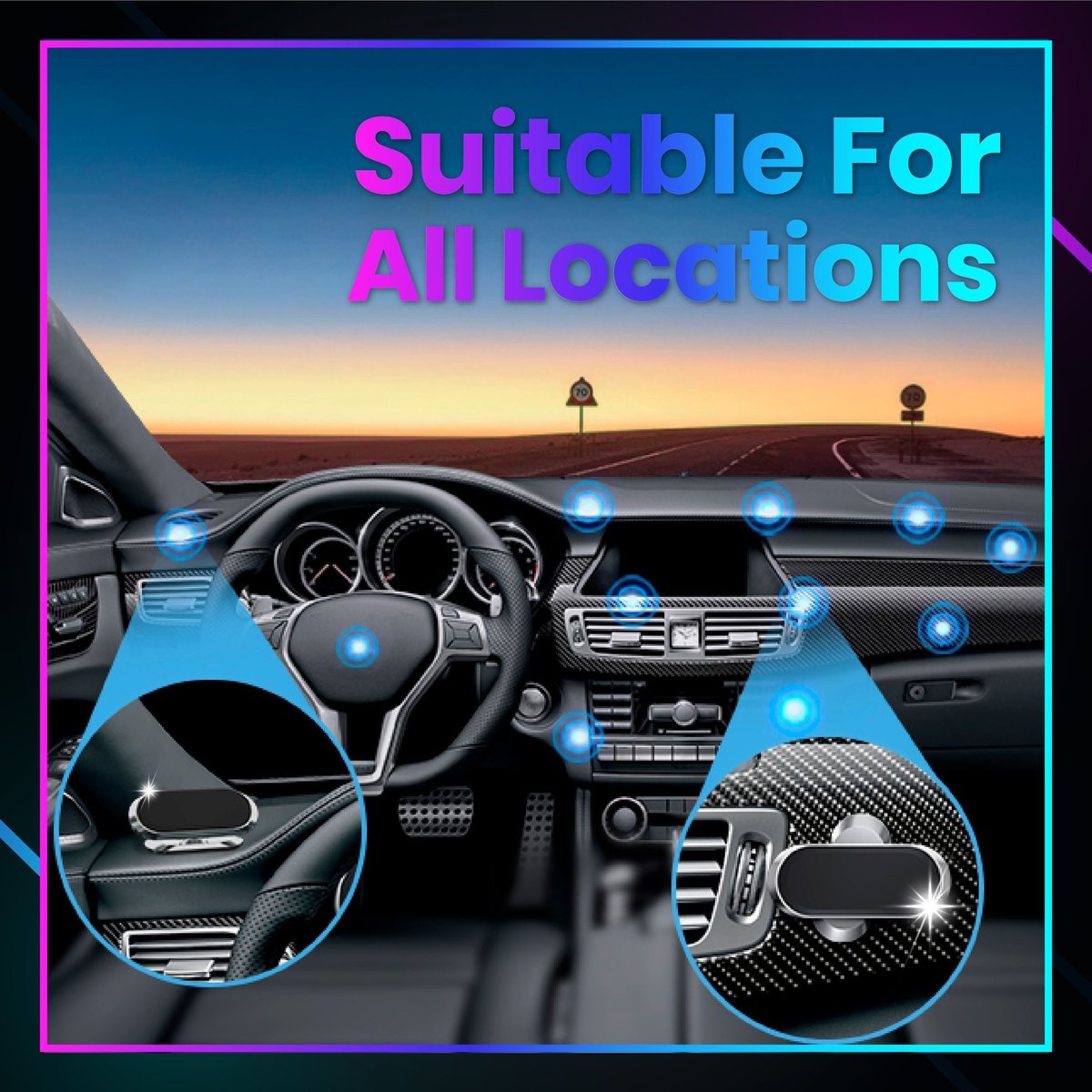 🚗Ultra Magnetic Flex Car Phone Holder