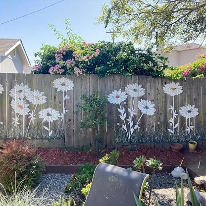 ✨LAST DAY 49% OFF💐Garden Fence Large Flower Stencils🌻DIY Decoration
