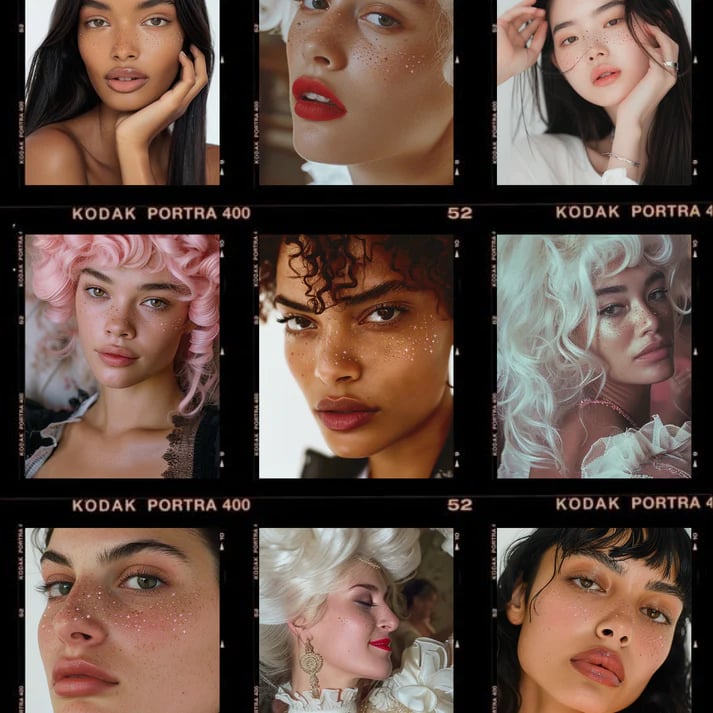 🏆Same style as Swifty🏆Gold Glitter Freckles Makeup Patches