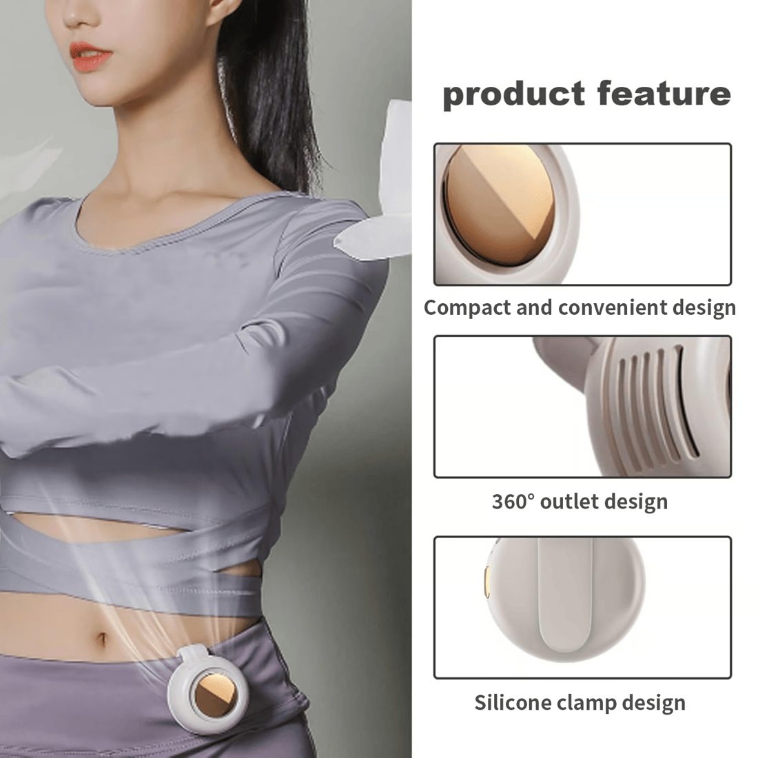 🔥Last Day 49% OFF🌀Portable Silent Mini Bladeless Electric Fan