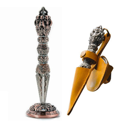 🔥Last Day 49% OFF💀Metal Wand Skull Dice & Bone RPG Dice Set