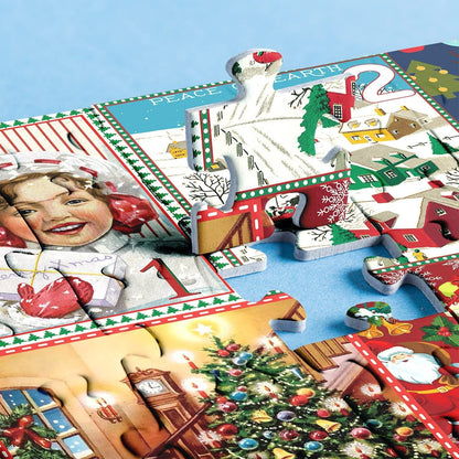 🎄Christmas Advent Calendar Jigsaw Puzzle 1000pcs🧩