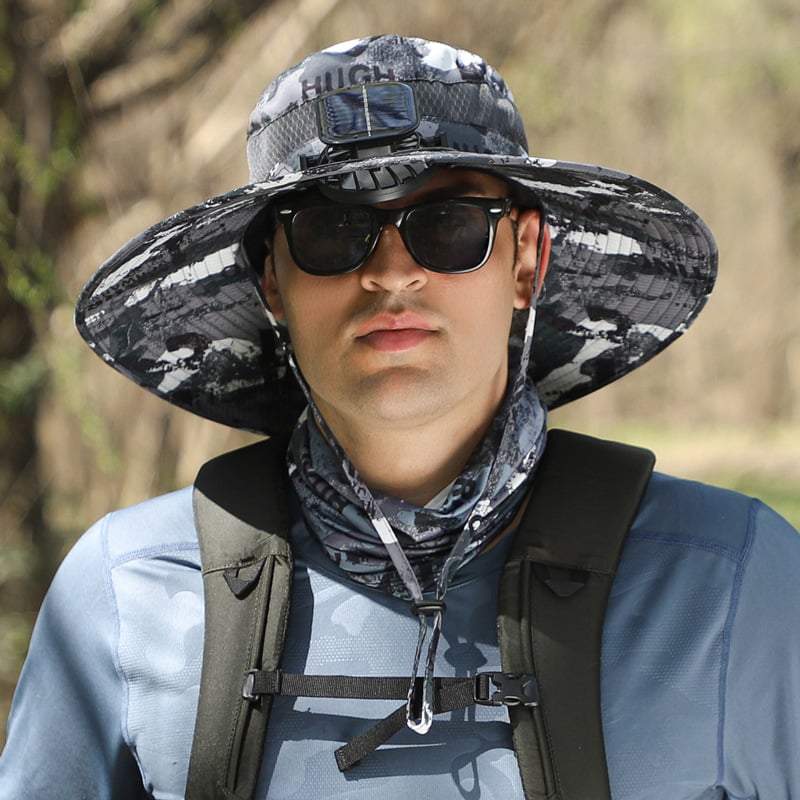 🏆 50K+ SOLD! 70% OFF – Almost Gone-⚡2025 New Ultralight Solar Fan Sun Hat – Lighter Than a Baseball!⚾(Only 11oz)