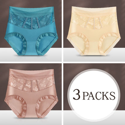 Pay 1 Get 3pcs🌷Sexy Tummy Control Hip Lifting Seamless Ice Silk Panties
