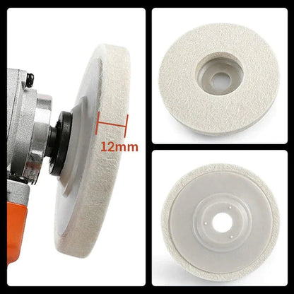 Wool Felt Polishing Wheel Disc (5 PCS)