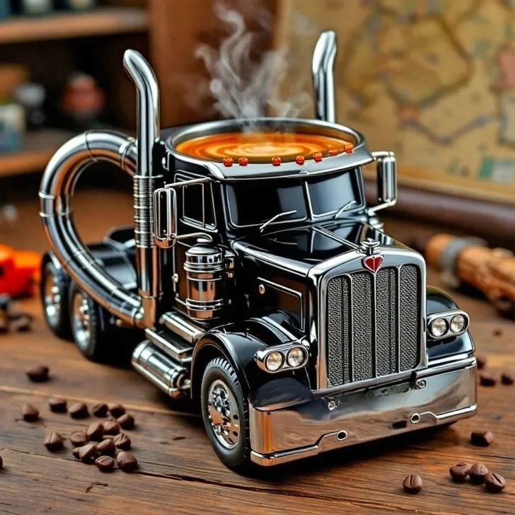 🔥Last 4 hours Sale: Save $30 -Handcrafted Truck Coffee mug