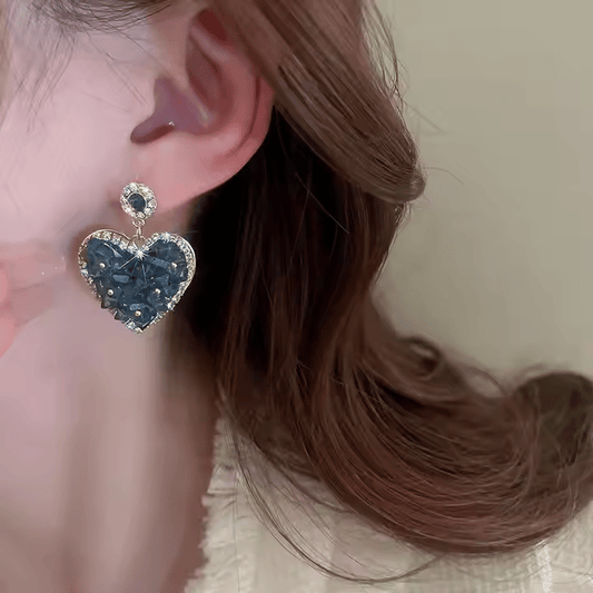 80% OFF Today Only! (4.8/5⭐⭐⭐⭐⭐)💕-Fashion Heart Earrings