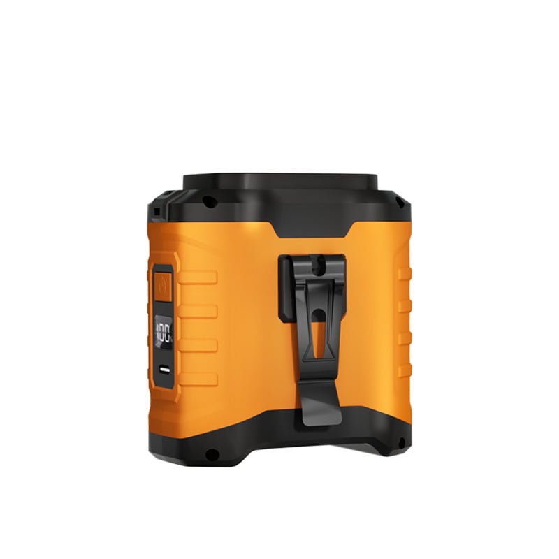 Portable Waist Clip & Neck Fan | USB Rechargeable with LED & Power Bank