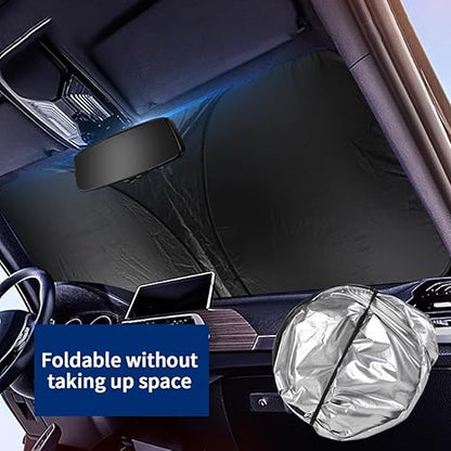 🏖️Universal Foldable Windshield Sun Shade