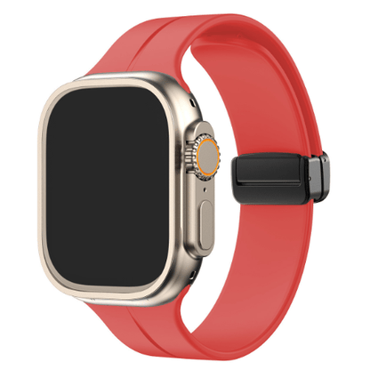 Silicone Magnetic Folding Band For Apple Watch