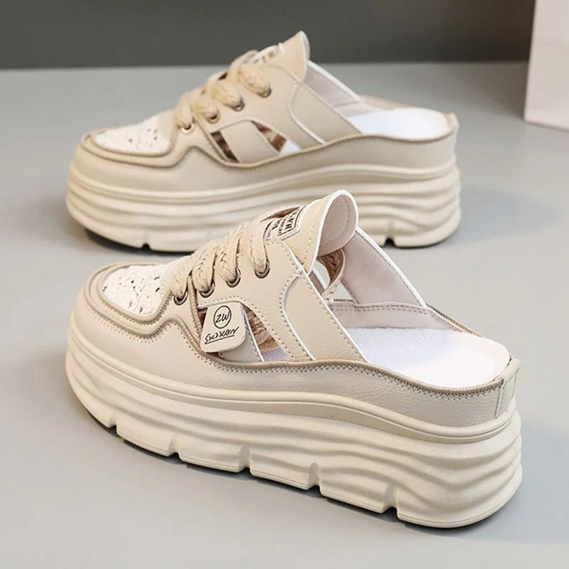 🔥Hot Sale 42% OFF🔥Lightweight Thick-sole Hollowed Breathable Shoes