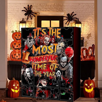 🔥Halloween Sale 57% Off - 🎃Halloween Horror Movie Characters Advent Calendar