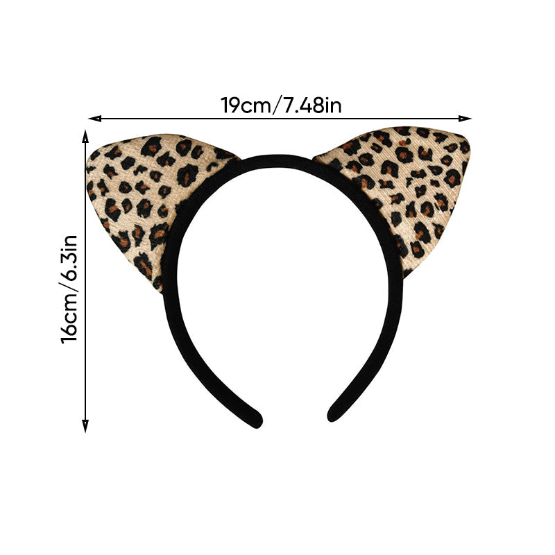 Leopard Cat Ears Headband