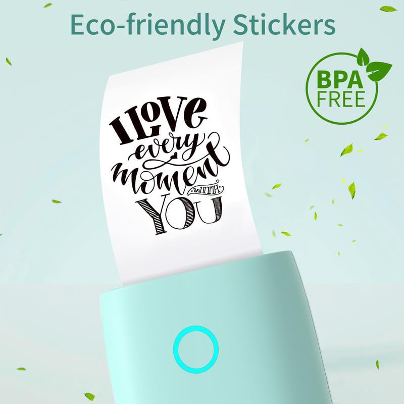 ✨Black Friday Promotion 49% OFF🔥 Mini Sticker Printer-2 Inch Bluetooth Thermal Pocket Printer