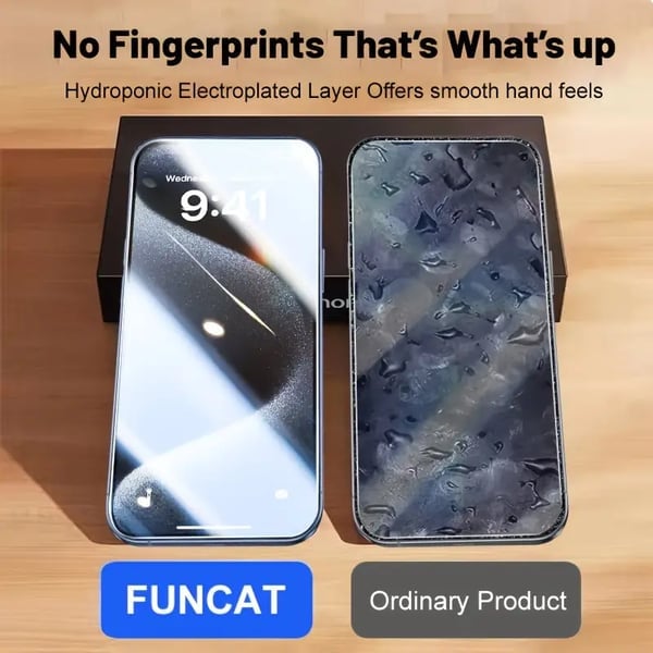 📱Screen Protector -Fingerprint-proof Dust Free Without Bubbles