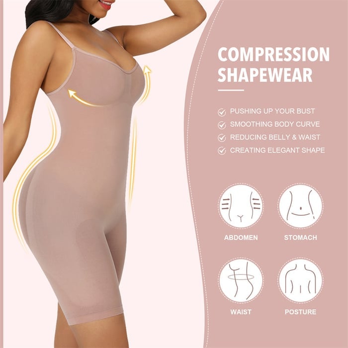 🎁Hot Sale 49% OFF⏳Tummy Control Body Shaper Thigh Slimmer Shorts Seamless Sculp✨